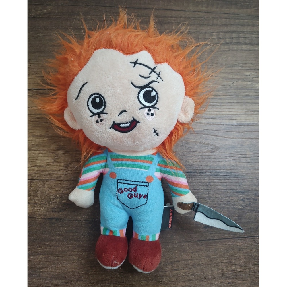 Chucky Good Guys Halloween Toy Child's Play Pet Toy Creepy Squeaky 9.5"
